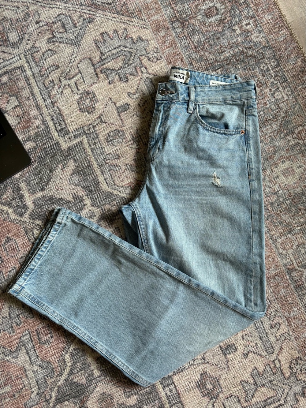 Dynamite Light Blue Straight-Leg Women's Jeans (MIKA)